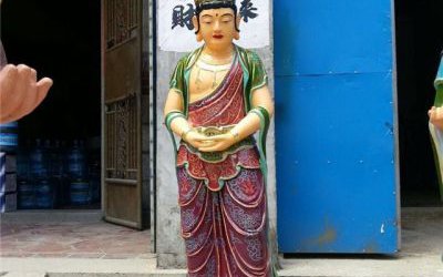 寺廟供奉神佛玻璃鋼彩繪三十二應(yīng)身雕塑