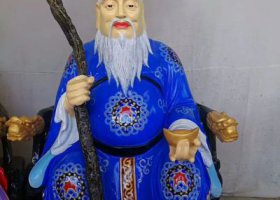 玻璃鋼彩繪寺廟佛像土地公雕塑