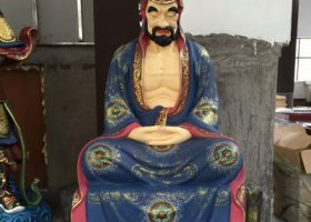 玻璃鋼彩繪寺廟供奉菩薩十八羅漢雕塑