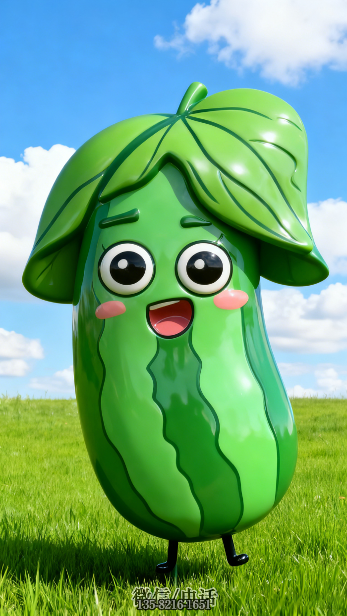 玻璃鋼黃瓜雕塑