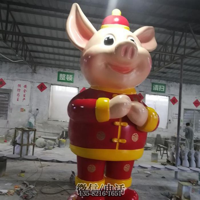 動物雕塑實拍圖