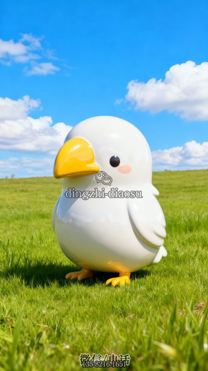 小雞雕塑