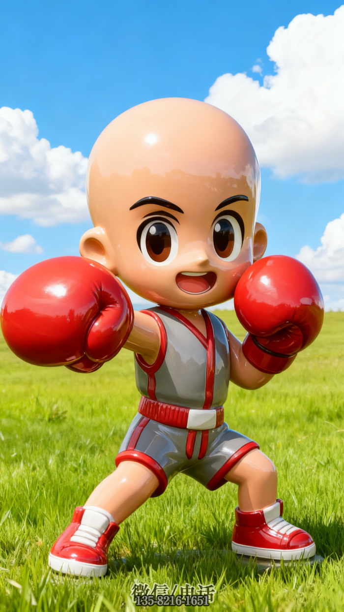 拳擊雕塑