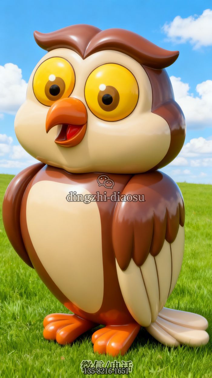 貓頭鷹雕塑